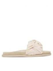 Inuikii Klapki Fjord Flower 1004.003.0122 Kremowy. Białe klapki Inuikii, bez wzorów, z materiału, bez obcasa, bez zapięcia. Za 979.99 zł.