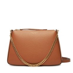 Torebka Tory Burch. Brązowe torebki klasyczne Tory Burch, bez wzorów, klasyczne, bez dodatków. Za 2,029.00 zł.