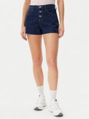 Tommy Jeans Szorty jeansowe DW0DW20094 Granatowy Relaxed Fit. Niebieskie szorty Tommy Jeans, bez wzorów, z bawełny. Za 219.99 zł.