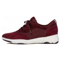 Geox Tenisówki Damskie Nebula S 41 Burgundowe. Trampki marki Geox. W wyprzedaży za 410.00 zł.