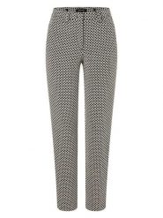 More & More Spodnie w kolorze czarno-beżowym rozmiar: 38. Brązowe spodnie materiałowe More & More, bez wzorów, z materiału. Za 108.49 zł.