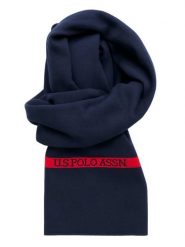 U.S. Polo Assn. Szal w kolorze granatowym rozmiar: onesize. Niebieskie szaliki i kominy U.S. Polo Assn., bez wzorów, z kaszmiru. Za 130.81 zł.