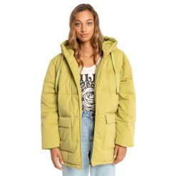 Kurtka zimowa damska Billabong Mad For You. Brązowe kurtki Billabong, na zimę, xs, bez wzorów, bez kaptura. W wyprzedaży za 419.99 zł.