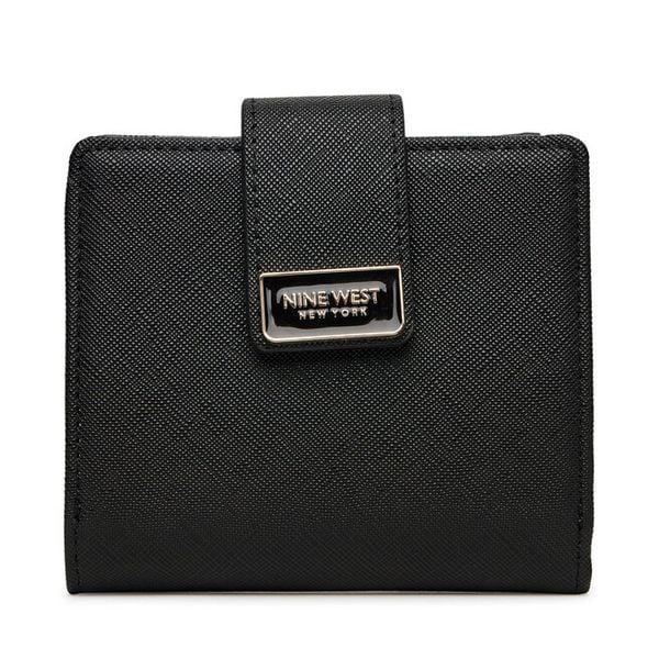 Portfel Nine West. Czarne portfele Nine West, bez wzorów. Za 69.99 zł.