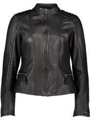 7eleven Skórzana kurtka "Fran" w kolorze czarnym rozmiar: XXL. Czarne kurtki 7eleven, xxl, bez wzorów, z materiału, bez kaptura. Za 282.80 zł.