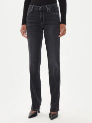 Guess Jeansy W4YA0I D5DY1 Czarny Regular Fit. Czarne jeansy Guess, xs, z aplikacjami, z bawełny. Za 359.99 zł.