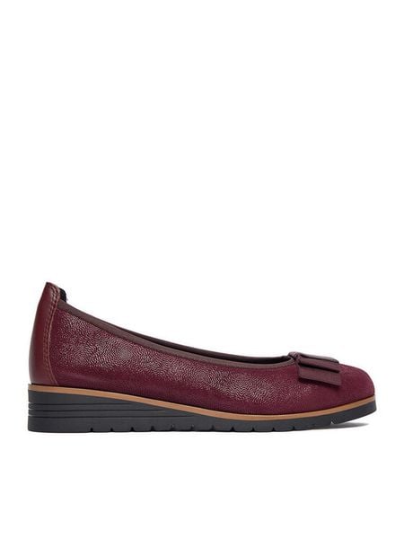 Lasocki Baleriny CEO-RST-TOMBA-29 Bordowy. Czerwone baleriny Lasocki, bez wzorów, z materiału, bez obcasa, bez zapięcia. Za 169.99 zł.