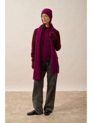 Just Cashmere Kaszmirowy szal "Lea" w kolorze fioletowym - 180 x 30 cm rozmiar: onesize. Czerwone szaliki i kominy Just Cashmere, bez wzorów, z kaszmiru. Za 391.99 zł.