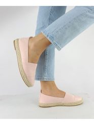 Foreverfolie Espadryle w kolorze jasnoróżowym rozmiar: 37. Różowe espadryle Foreverfolie, bez wzorów, bez obcasa. Za 70.41 zł.
