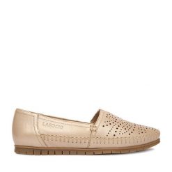 Półbuty Lasocki. Brązowe półbuty wsuwane Lasocki, bez wzorów, bez obcasa, na płaskiej podeszwie. Za 179.99 zł.