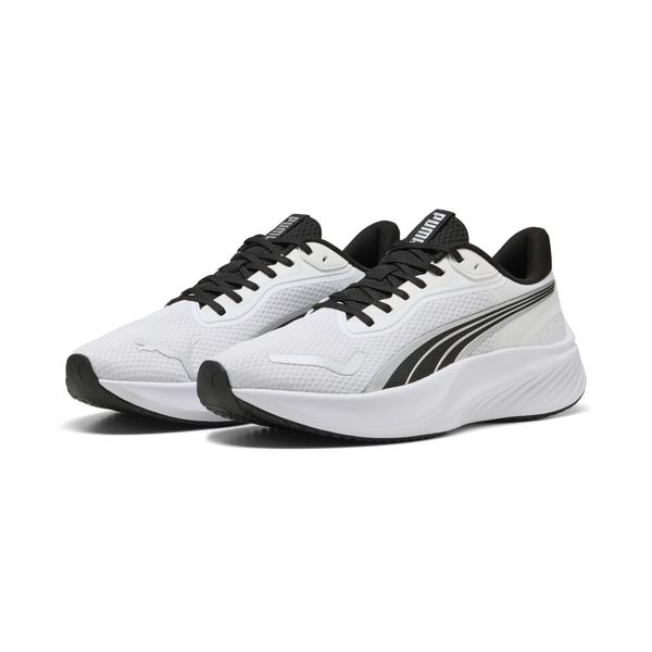 Buty do biegania Pounce Lite PUMA. Białe buty do biegania Puma, na wiosnę, bez wzorów, z materiału, bez zapięcia, do biegania. Za 243.15 zł.