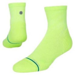 Skarpety biegowe Stance Run Light Quarter. Żółte skarpetki Stance, bez wzorów. Za 49.99 zł.