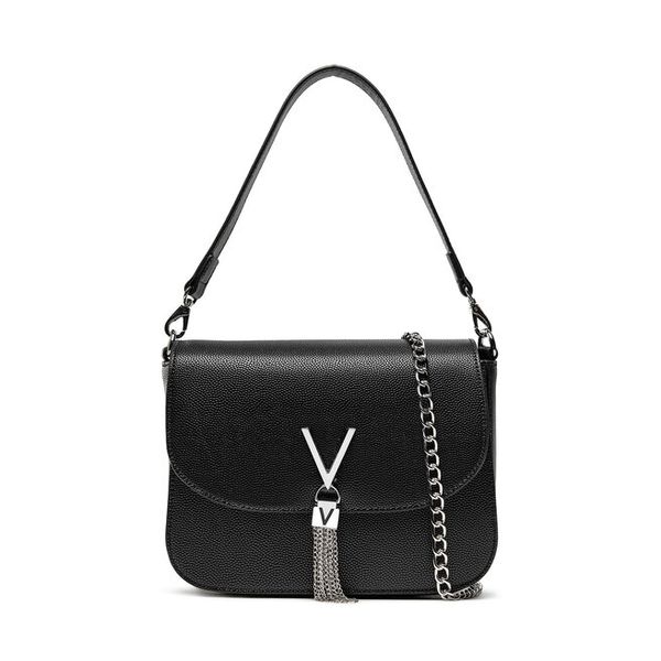 Torebka Valentino. Czarne kopertówki Valentino, bez wzorów, wizytowe, bez dodatków. Za 269.99 zł.
