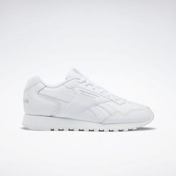 Buty do chodzenia damskie Reebok Glide. Białe buty do biegania Reebok, bez wzorów, z gumy, bez zapięcia, do biegania, Reebok Royal. Za 199.00 zł.