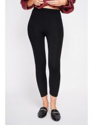 ASSUILI Legginsy w kolorze czarnym rozmiar: 40. Czarne legginsy Assuili, bez wzorów, z bawełny, klasyczne. Za 78.99 zł.