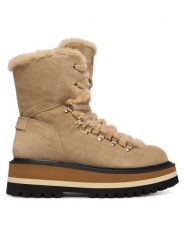 Bogner Trzewiki Saas Fee 1 B 22544163 Beżowy. Brązowe botki Bogner, bez wzorów, ze skóry, bez obcasa, na płaskiej podeszwie, bez zapięcia. Za 1,949.00 zł.