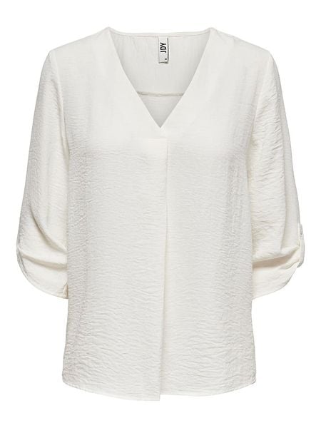 JDY Bluzka "Jdydivya" w kolorze białym rozmiar: 42. Białe bluzki JDY, bez wzorów, bez kołnierzyka, bez ramiączek. Za 79.21 zł.