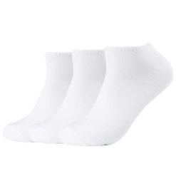 Skarpetki sportowe dla dorosłych 3PPK Men Sneaker Socks. Białe skarpetki Skechers, bez wzorów, z bawełny. Za 34.99 zł.