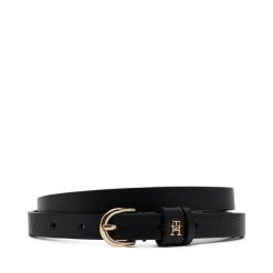 Pasek Damski Tommy Hilfiger. Czarne paski Tommy Hilfiger, bez wzorów. Za 179.99 zł.