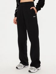 Fila Spodnie dresowe Lauka FAW0910 Czarny Wide Leg. Czarne spodnie dresowe Fila, bez wzorów, z bawełny. Za 159.99 zł.