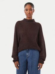 BOSS Sweter Fewena 50564438 Brązowy Relaxed Fit. Brązowe swetry Boss, m, bez wzorów, z syntetyku, bez ramiączek. Za 849.99 zł.