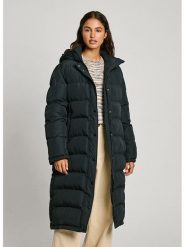 Pepe Jeans Płaszcz zimowy w kolorze czarnym rozmiar: M. Czarne płaszcze Pepe Jeans, na zimę, m, bez wzorów, z jeansu, bez kaptura. Za 572.37 zł.