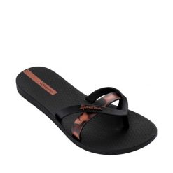 Japonki damskie Ipanema Kirei Chic. Czarne japonki Ipanema, bez wzorów, z materiału, sportowe. Za 69.00 zł.