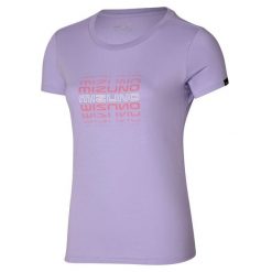 Koszulka damska Mizuno Athletics. Czerwone t-shirty sportowe Mizuno, bez wzorów, bez ramiączek, na fitness i siłownię. Za 130.50 zł.