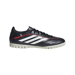 Buty piłkarskie adidas Copa Pure IV Club TF. Czarne buty treningowe adidas, bez wzorów, z syntetyku, bez zapięcia, do piłki nożnej. Za 279.00 zł.
