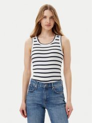JOOP! Top 58 252JE58Telma 30046223 Granatowy Regular Fit. Niebieskie topy Joop!, bez wzorów, z bawełny, bez kołnierzyka, bez ramiączek. Za 179.99 zł.