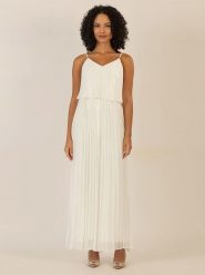 APART Kombinezon w kolorze kremowym rozmiar: 44. Brązowe kombinezony Apart, bez wzorów, bez kołnierzyka, bez ramiączek. Za 282.99 zł.