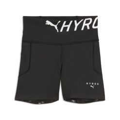 Damskie krótkie legginsy PUMA x HYROX PWRMODE 4" PUMA. Czarne legginsy Puma, bez wzorów, z dzianiny, klasyczne, krótkie. Za 279.00 zł.