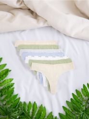 Majtki stringi 7 pack - wielobarwny. Stringi Sinsay, bez wzorów, z bawełny. Za 35.99 zł.