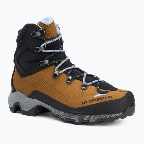 Buty trekkingowe damskie La Sportiva Aequilibrium Trek GTX. Brązowe buty trekkingowe La Sportiva, bez wzorów, bez zapięcia, trekkingowe. Za 1,059.00 zł.