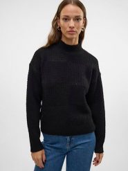Vero Moda Sweter w kolorze czarnym rozmiar: L. Czarne swetry Vero Moda, l, bez wzorów, bez ramiączek. Za 66.00 zł.