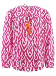 Zwillingsherz Bluzka w kolorze różowym rozmiar: L/XL. Różowe bluzki Zwillingsherz, l, bez wzorów, z wiskozy, bez kołnierzyka, bez ramiączek. Za 100.75 zł.