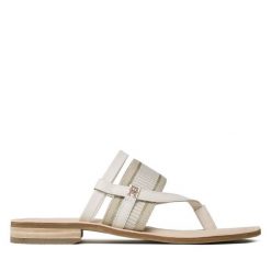 Japonki Tommy Hilfiger. Białe japonki Tommy Hilfiger, bez wzorów. Za 299.99 zł.