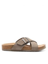 DeeZee Klapki WS280601-02 Szary. Szare klapki DeeZee, bez wzorów, z syntetyku, bez obcasa, bez zapięcia. Za 119.99 zł.
