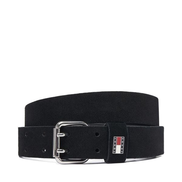 Pasek Tommy Jeans. Czarne paski Tommy Jeans, bez wzorów, z jeansu. Za 160.99 zł.