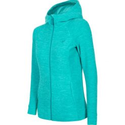 Polar damski PLD302 - turkus melanż. Bluzy z polaru marki 4f. W wyprzedaży za 99.99 zł.