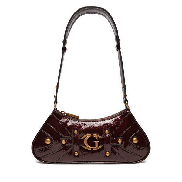 Torebka Guess. Czarne listonoszki Guess, z aplikacjami, bez dodatków. Za 326.99 zł.