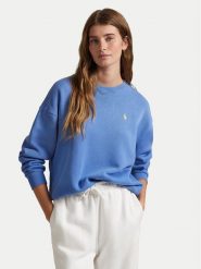 Polo Ralph Lauren Bluza 211943006017 Niebieski Relaxed Fit. Niebieskie bluzy Polo Ralph Lauren, xs, bez wzorów, z bawełny, bez kaptura. Za 489.99 zł.