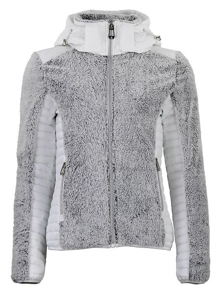 Peak Mountain Kurtka polarowa "Amarant" w kolorze szarym rozmiar: XL. Szare kurtki Peak Mountain, xl, bez wzorów, z polaru, bez kaptura. Za 196.24 zł.