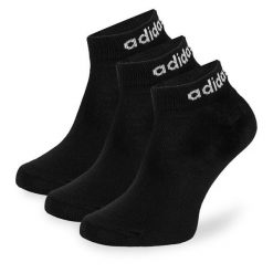 Skarpety krótkie adidas. Czarne skarpetki adidas, bez wzorów. Za 44.99 zł.