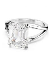 Swarovski Pierścionek z cyrkoniami rozmiar: 50. Szare pierścionki Swarovski, z cyrkonią, metalowe. Za 178.79 zł.