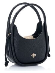 Lucky Bees Torebka "Hedy" w kolorze czarnym - 28 x 21 x 9 cm rozmiar: onesize. Czarne torebki klasyczne Lucky Bees, bez wzorów, z materiału, przez ramię, bez dodatków. Za 78.99 zł.