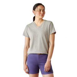 Koszulka damska Ariat Rebar Cotton Strong. Szare t-shirty sportowe Ariat, bez wzorów, bez ramiączek. Za 160.50 zł.