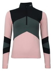 Peak Mountain Koszulka funkcyjna "Athos" w kolorze jasnoróżowo-czarnym rozmiar: XL. Czarne t-shirty sportowe Peak Mountain, xl, bez wzorów, z materiału, bez ramiączek, outdoorowe. Za 122.38 zł.