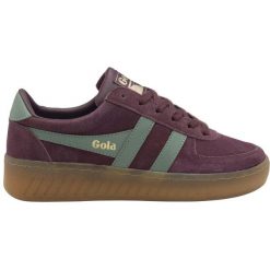 Sneakersy damscy Gola Grandslam Suede Trainer. Fioletowe buty sportowe lifestyle Gola, bez wzorów, sportowe, bez zapięcia. Za 453.50 zł.