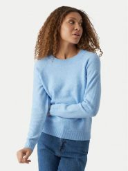 Vero Moda Sweter Doffy 10201022 Niebieski jasny Regular Fit. Niebieskie swetry Vero Moda, xl, bez wzorów, z syntetyku, bez ramiączek. Za 119.99 zł.